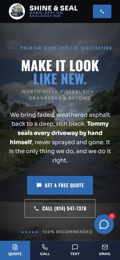 A real website built by All Trades Websites