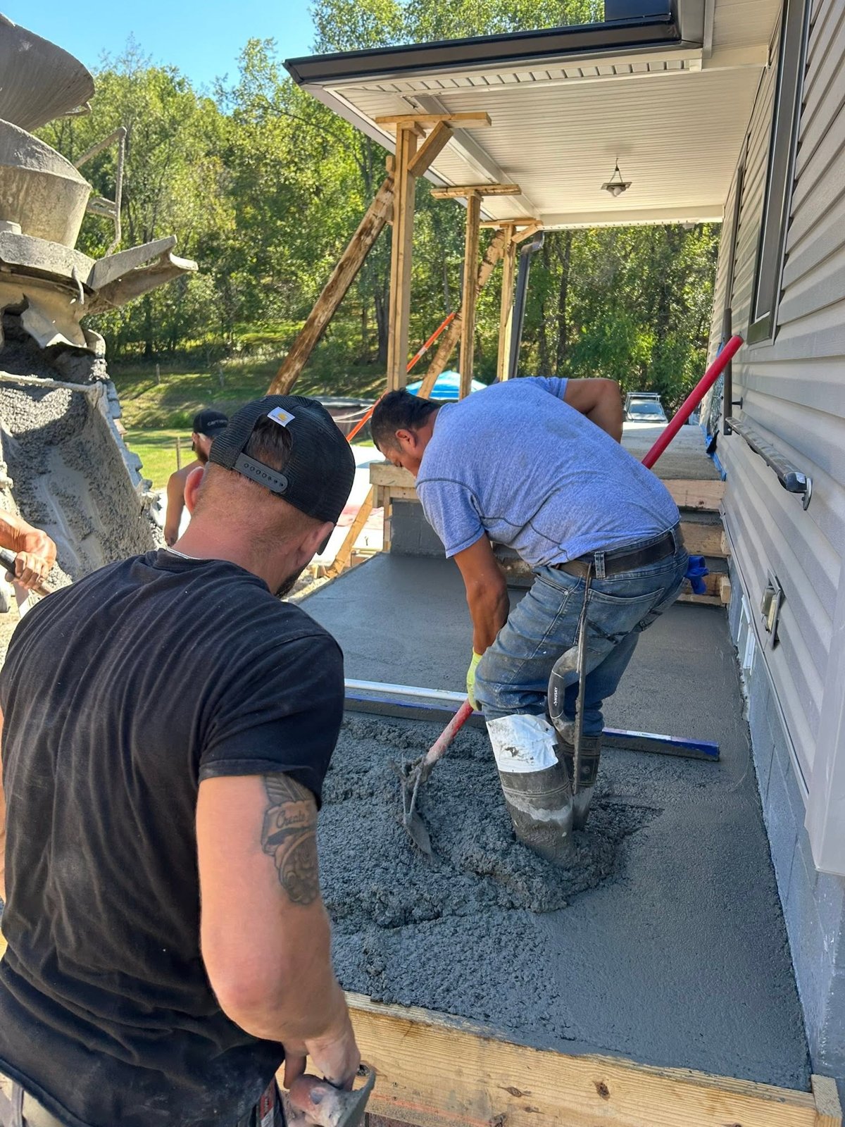 Patterson crew pouring