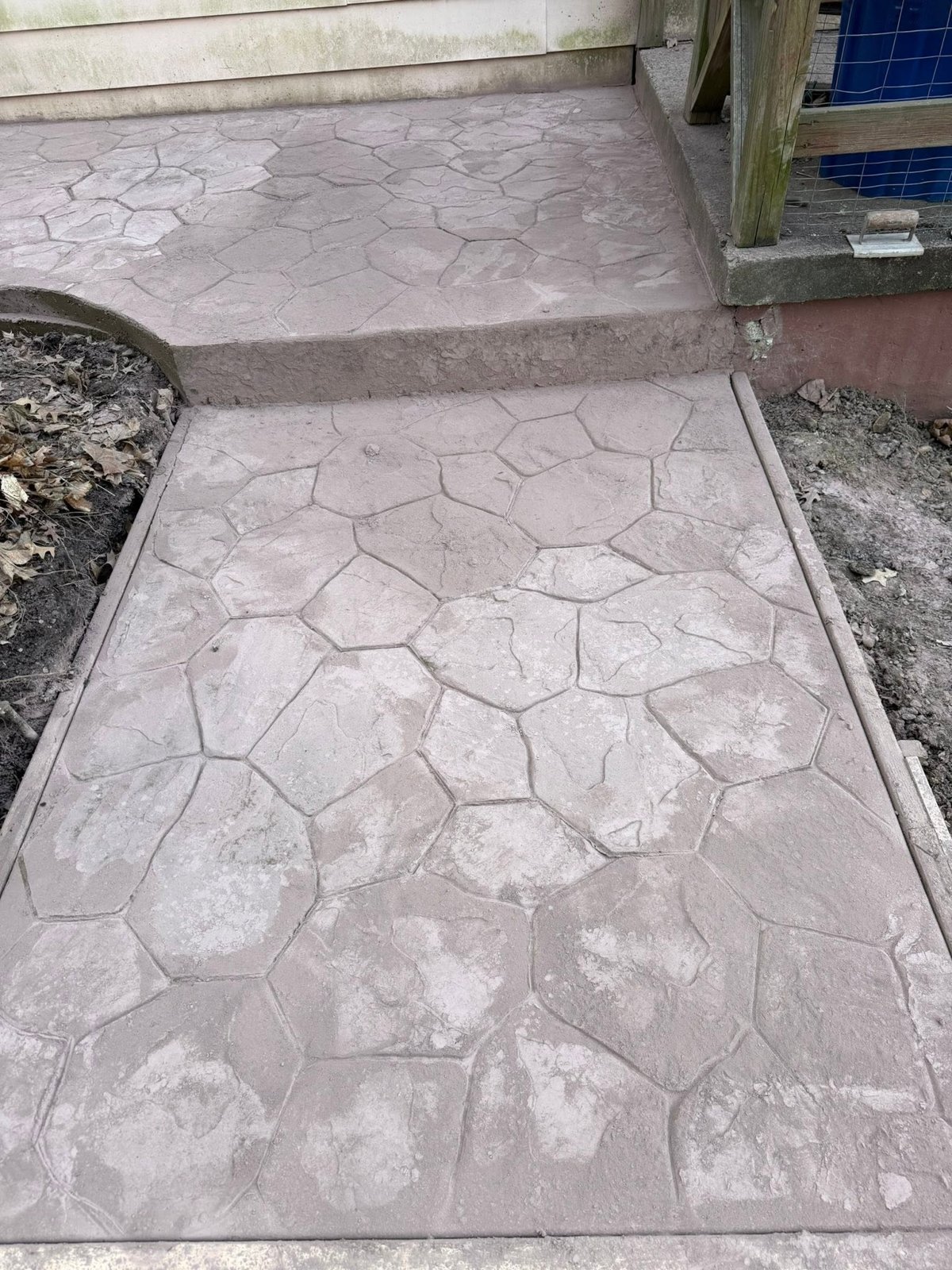 Stamped concrete